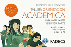 JORNADAS DEL INGRESANTE EN LA FADECS